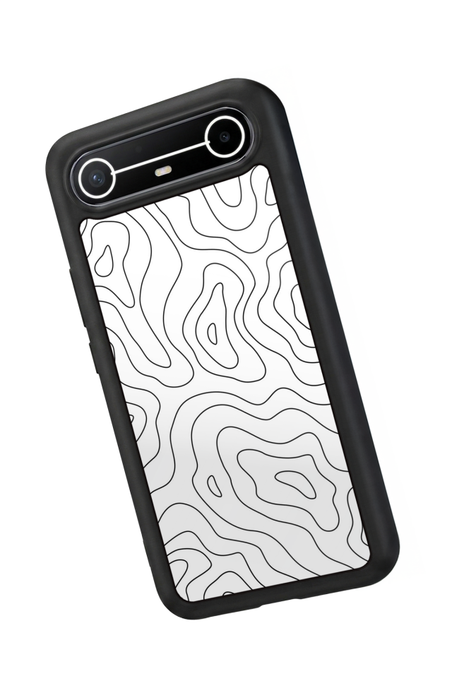 Tecno Spark Slim 5G Uyumlu Çizgi Sanatı Tasarımlı Glossy Premium Kılıf