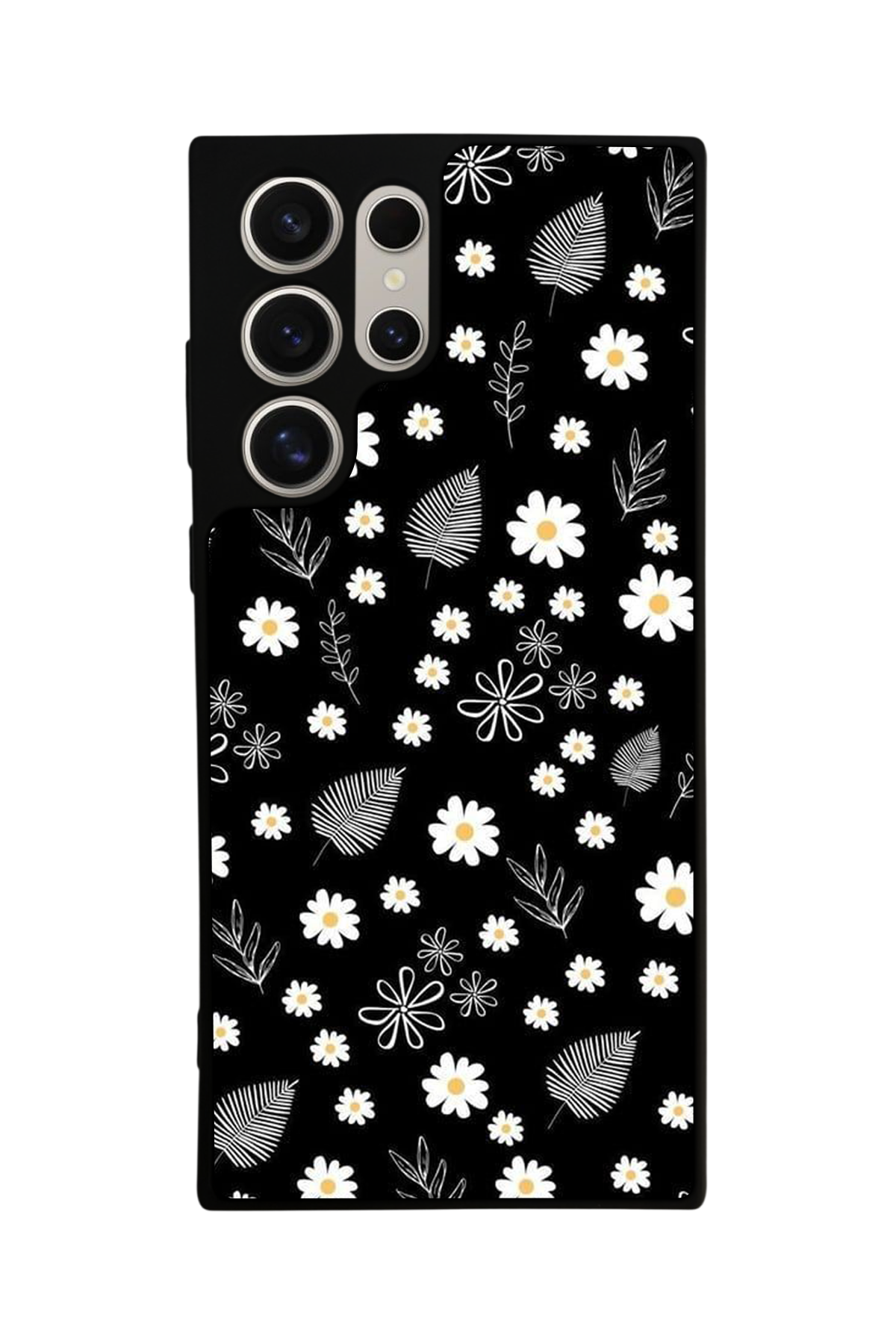 Samsung Galaxy S24 Ultra Uyumlu Floral Tasarımlı Glossy Premium Kılıf