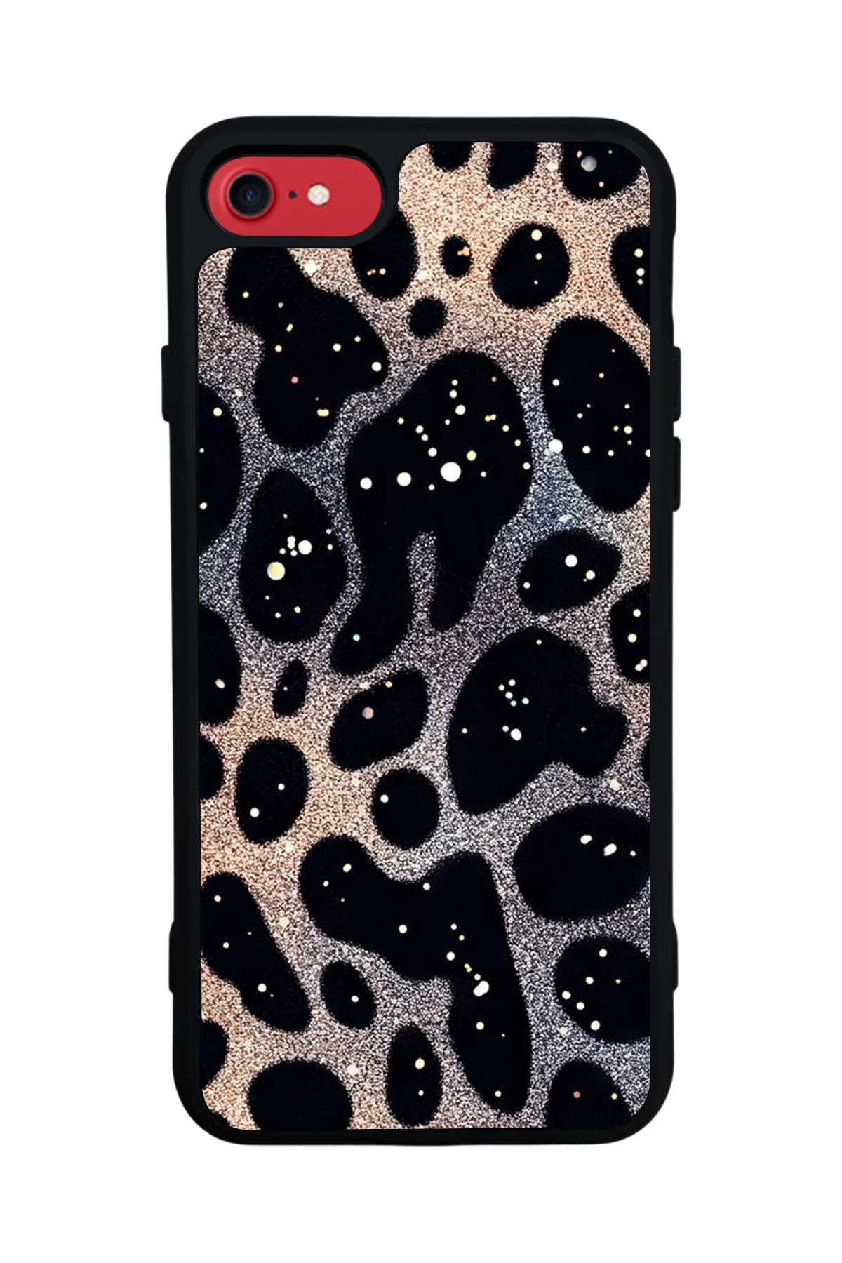 iPhone 7 Uyumlu Hologram Leopar Tasarımlı Glossy Premium Kılıf