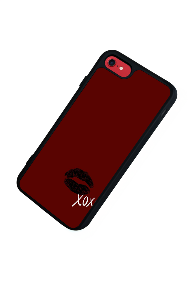 iPhone 8 Uyumlu Kalp Love Tasarımlı Glossy Premium Kılıf