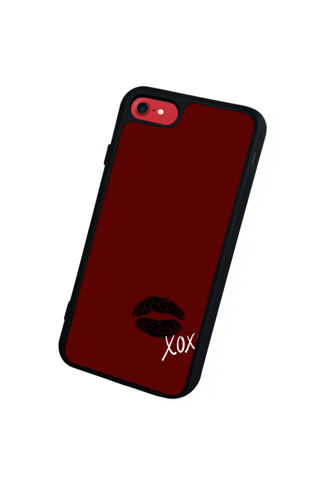 iPhone 8 Uyumlu Kalp Love Tasarımlı Glossy Premium Kılıf