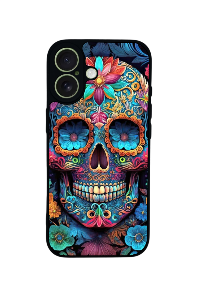 iPhone 17 Uyumlu KuruKafa Tasarımlı Glossy Premium Kılıf