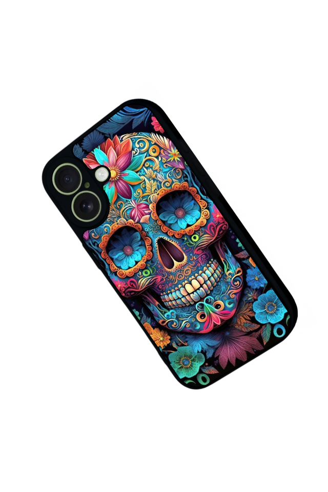 iPhone 17 Uyumlu KuruKafa Tasarımlı Glossy Premium Kılıf