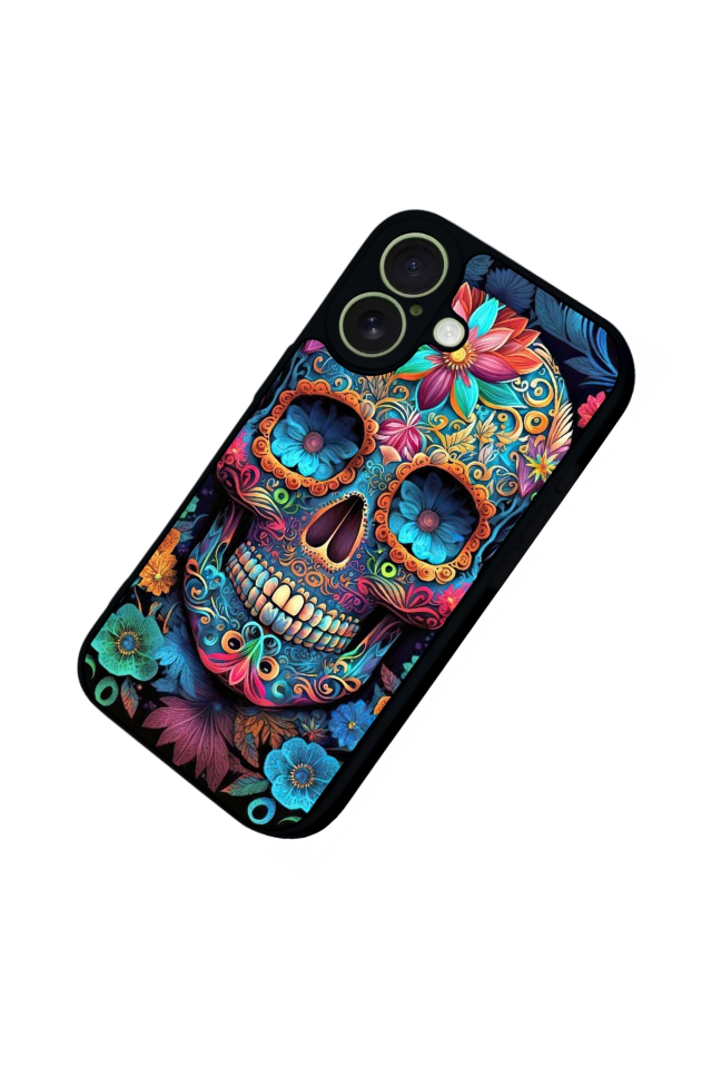 iPhone 17 Uyumlu KuruKafa Tasarımlı Glossy Premium Kılıf