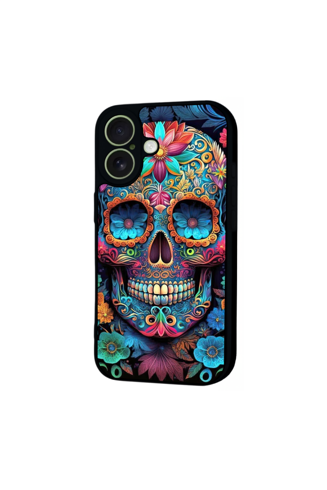 iPhone 17 Uyumlu KuruKafa Tasarımlı Glossy Premium Kılıf