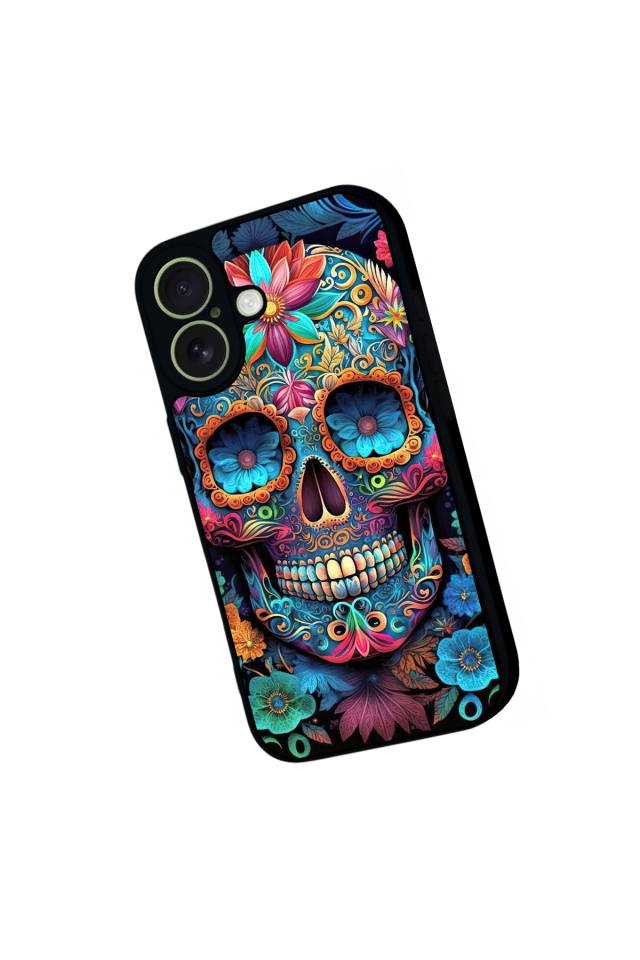 iPhone 17 Uyumlu KuruKafa Tasarımlı Glossy Premium Kılıf