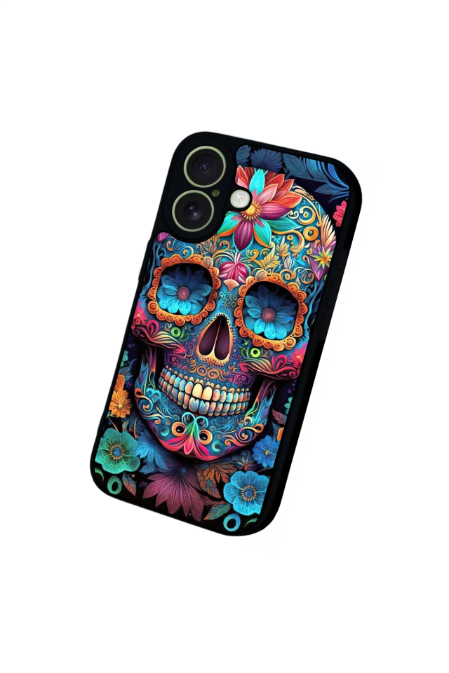 iPhone 17 Uyumlu KuruKafa Tasarımlı Glossy Premium Kılıf