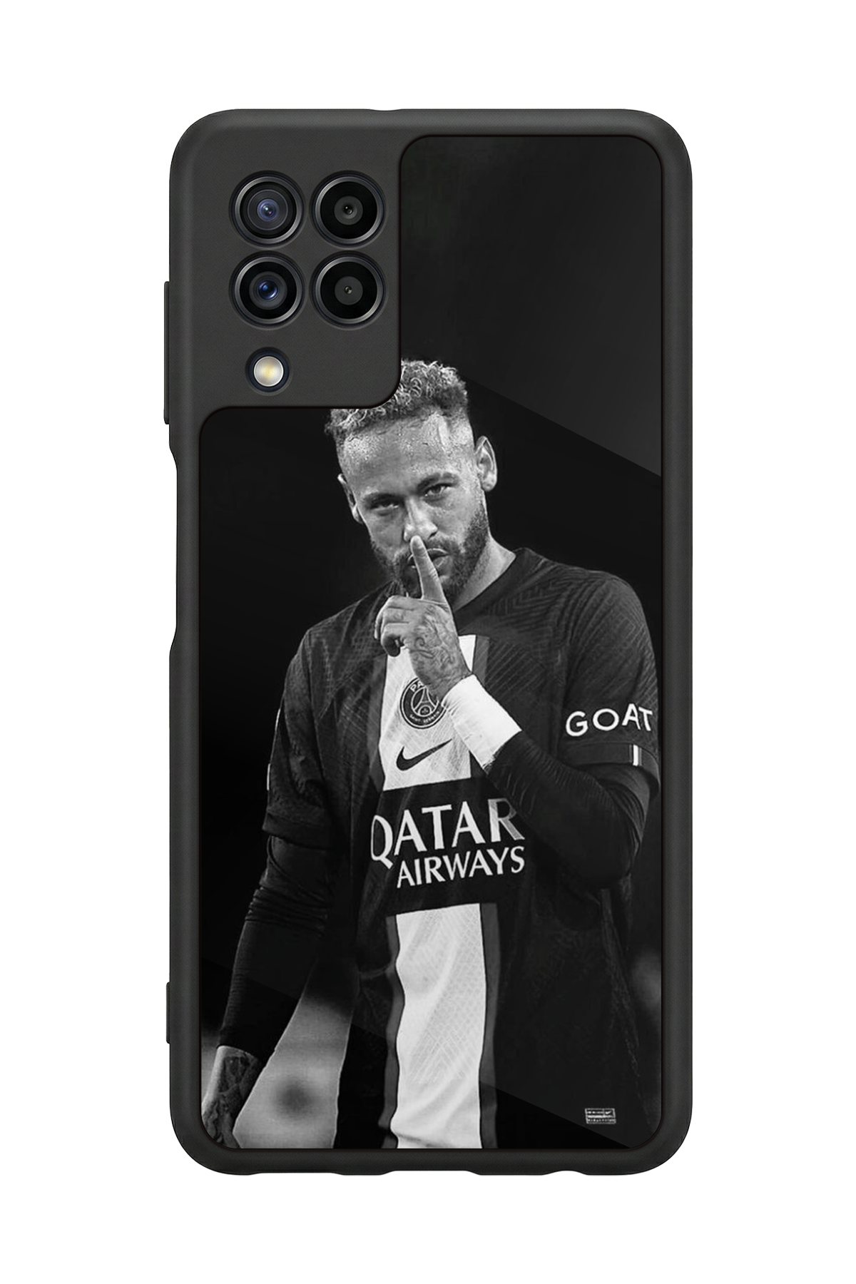 Samsung Galaxy M22 Uyumlu Neymar Tasarımlı Glossy Premium Kılıf