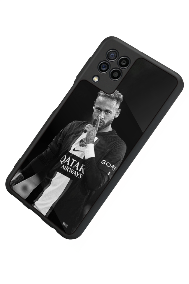 Samsung Galaxy M22 Uyumlu Neymar Tasarımlı Glossy Premium Kılıf