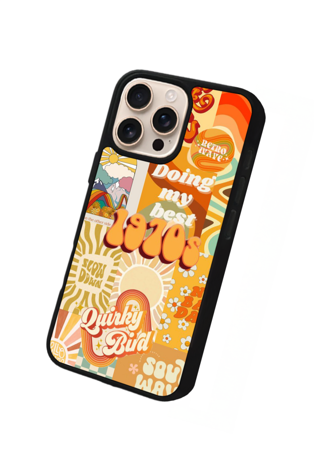 iPhone 14 Pro Uyumlu Poster Tasarımlı Glossy Premium Kılıf