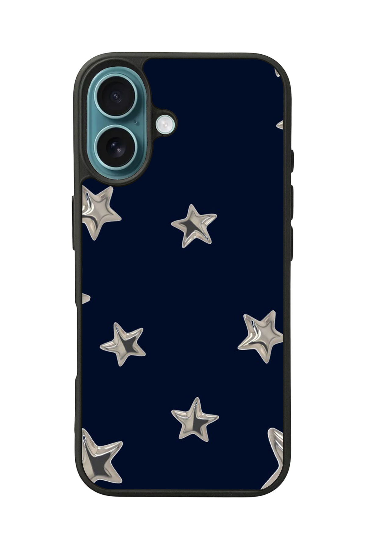 iPhone 16 Uyumlu Retro Yildizlar Tasarımlı Glossy Premium Kılıf
