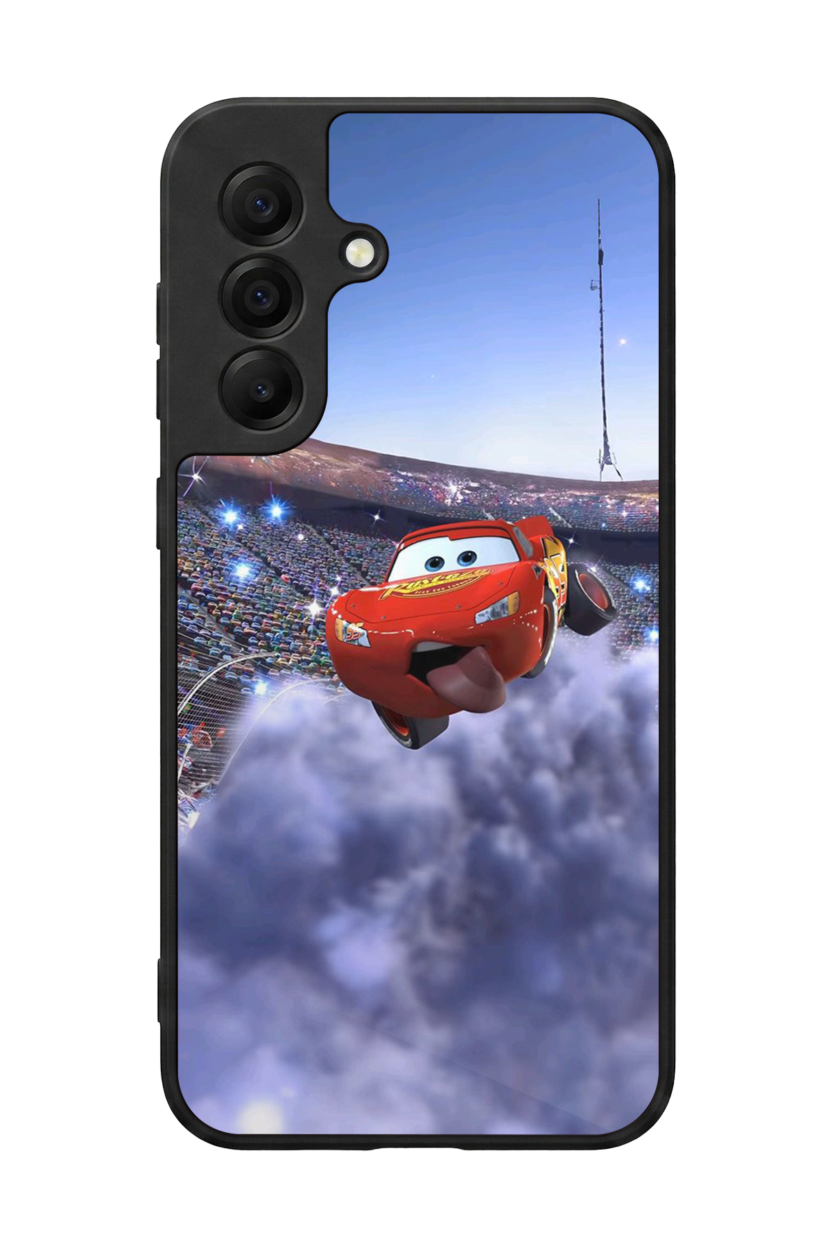 Samsung Galaxy A17 Uyumlu Şimsek McQueen Tasarımlı Glossy Premium Kılıf