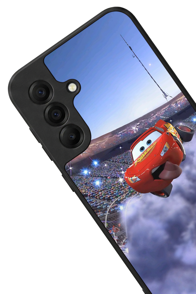 Samsung Galaxy A17 Uyumlu Şimsek McQueen Tasarımlı Glossy Premium Kılıf