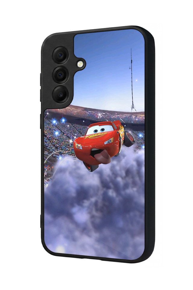 Samsung Galaxy A17 Uyumlu Şimsek McQueen Tasarımlı Glossy Premium Kılıf