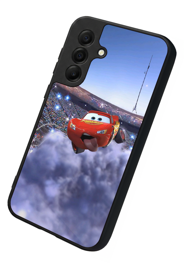 Samsung Galaxy A17 Uyumlu Şimsek McQueen Tasarımlı Glossy Premium Kılıf
