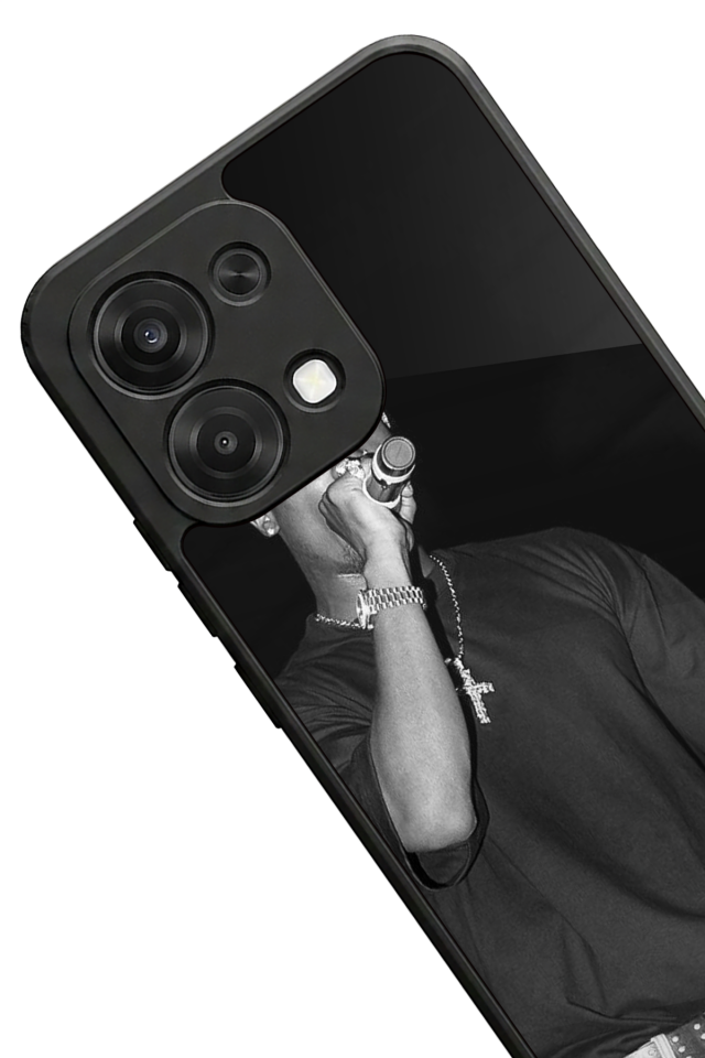 Oppo A6 Pro Uyumlu Tupac Tasarımlı Glossy Premium Kılıf