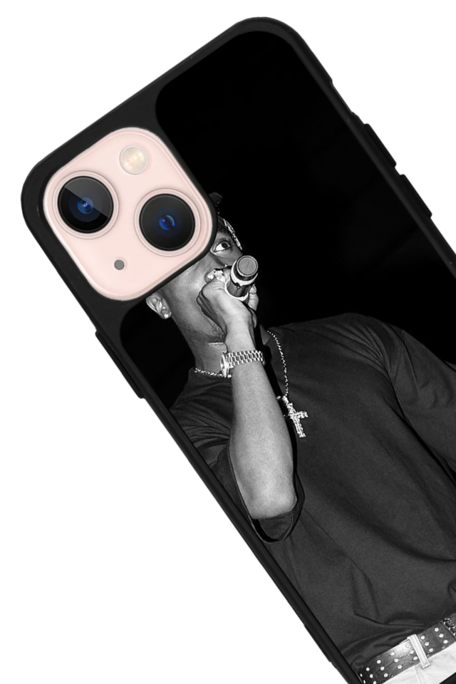 iPhone 13 Mini Uyumlu Tupac Tasarımlı Glossy Premium Kılıf