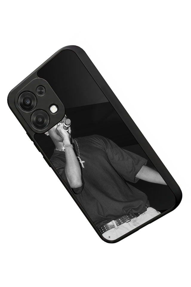 Oppo A6 Pro Uyumlu Tupac Tasarımlı Glossy Premium Kılıf