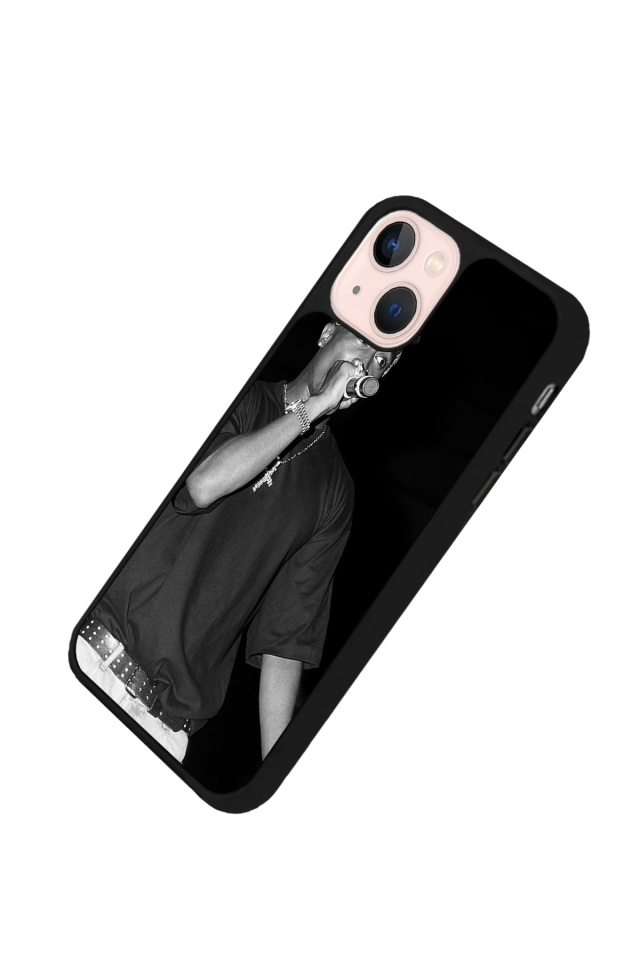 iPhone 13 Mini Uyumlu Tupac Tasarımlı Glossy Premium Kılıf
