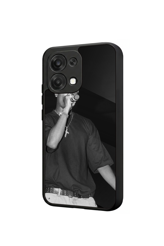 Oppo A6 Pro Uyumlu Tupac Tasarımlı Glossy Premium Kılıf