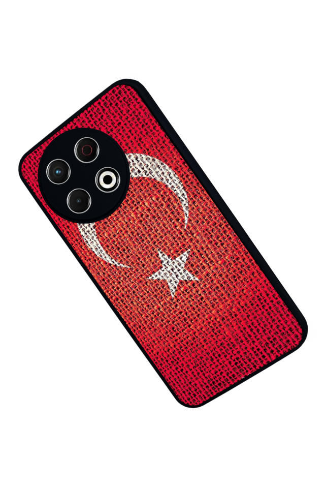 Tecno Spark 30 Pro Uyumlu Türk Bayragi Tasarımlı Glossy Premium Kılıf