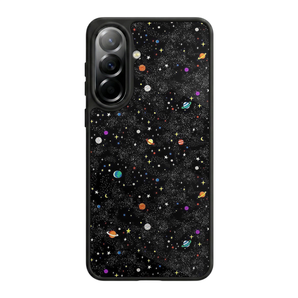 Samsung Galaxy A57 Uyumlu Uzay Tasarımlı Glossy Premium Kılıf
