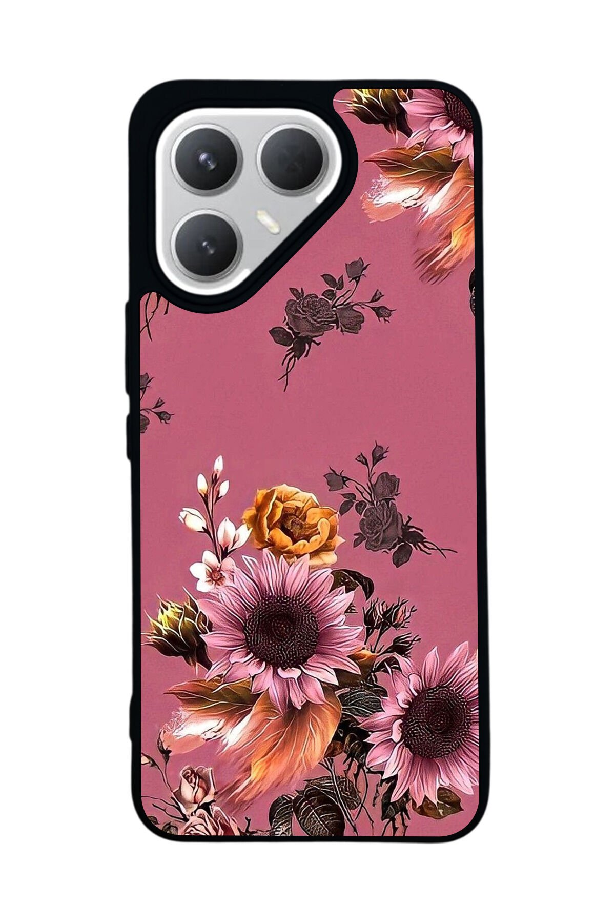 Tecno Pova 7 Pro Mat Uyumlu Siyah Kılıf – Yumuşak Silikon, Koruyucu, Şok Emici Kapak