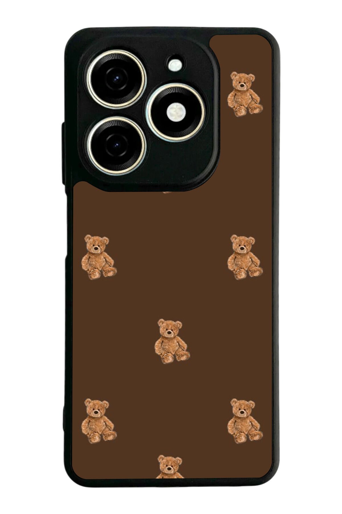 Infınıx Smart 8 Pro Uyumlu Ayı Tasarımlı Glossy Premium Kılıf