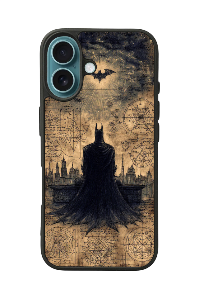 iPhone 16 Plus Uyumlu Batman Tasarımlı Glossy Premium Kılıf