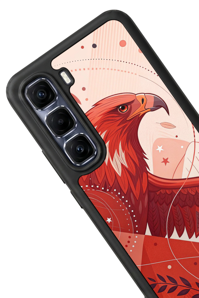 Infinix Hot 60 Pro Plus Uyumlu Besiktas Tasarımlı Glossy Premium Kılıf