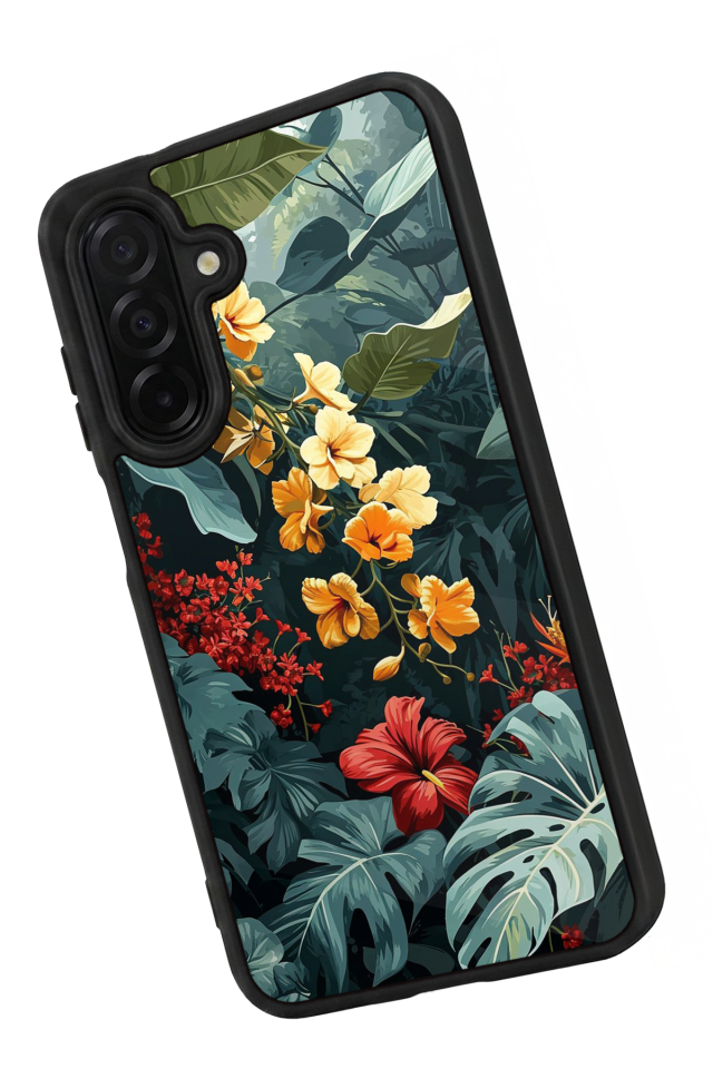 Samsung Galaxy A56 Uyumlu Botanik Tasarımlı Glossy Premium Kılıf
