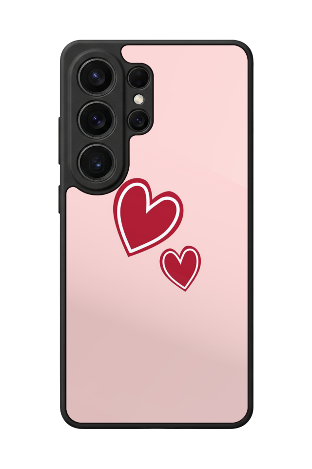 Samsung Galaxy S26 Ultra Uyumlu Kalp Love Tasarımlı Glossy Premium Kılıf