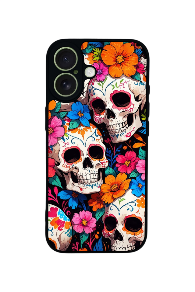 iPhone 17 Uyumlu KuruKafa Tasarımlı Glossy Premium Kılıf