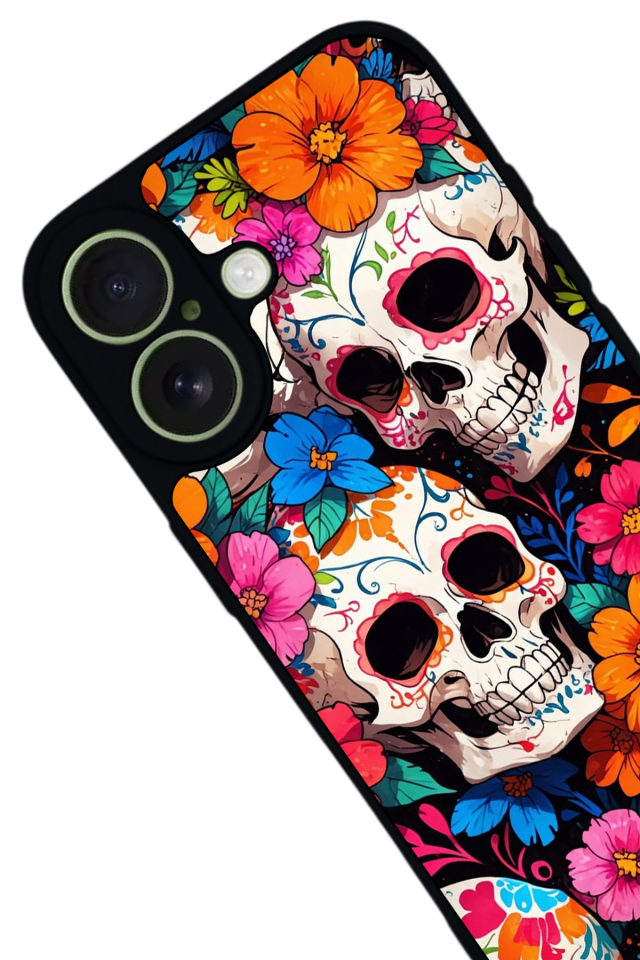 iPhone 17 Uyumlu KuruKafa Tasarımlı Glossy Premium Kılıf