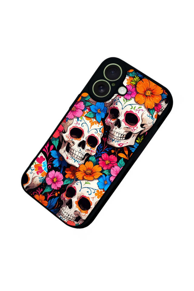 iPhone 17 Uyumlu KuruKafa Tasarımlı Glossy Premium Kılıf