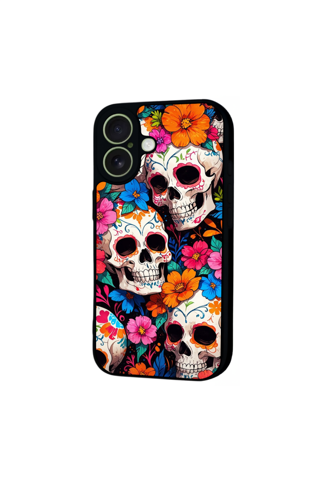 iPhone 17 Uyumlu KuruKafa Tasarımlı Glossy Premium Kılıf