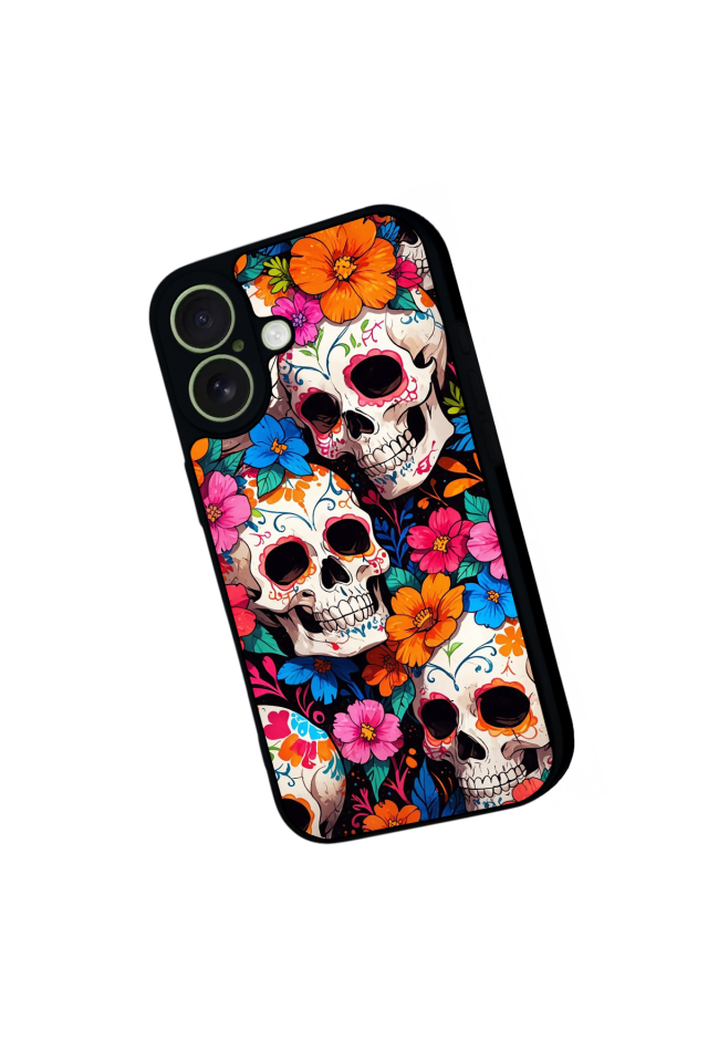 iPhone 17 Uyumlu KuruKafa Tasarımlı Glossy Premium Kılıf