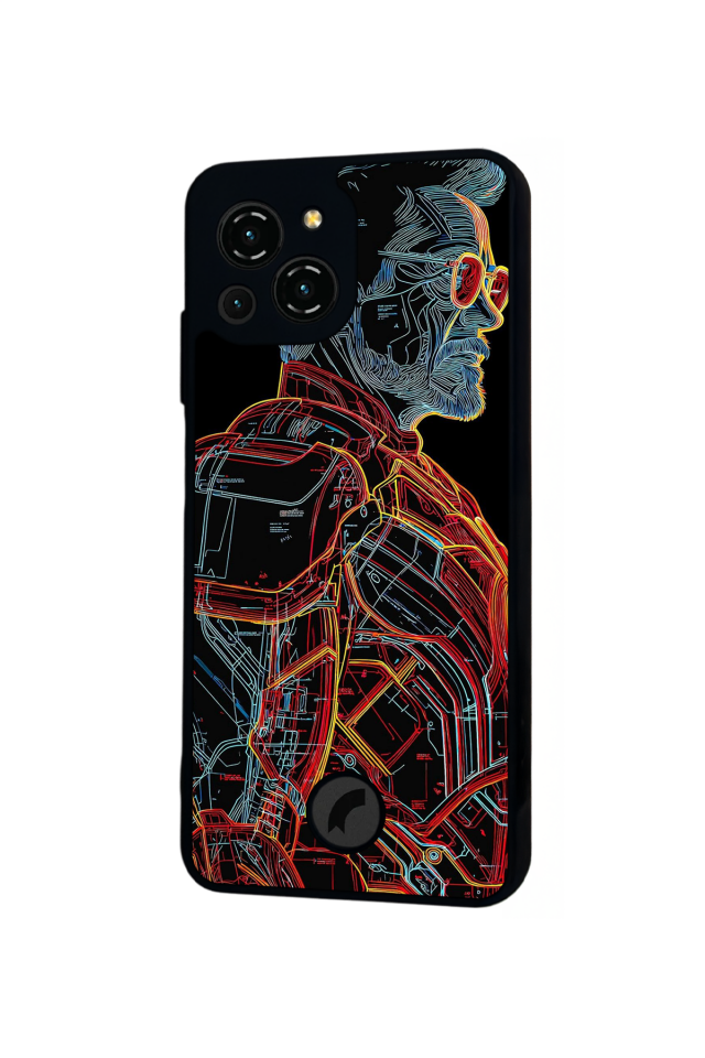 Reeder S23 Pro Max Uyumlu Iron Man ( Demir Adam ) Tasarımlı Glossy Premium Kılıf