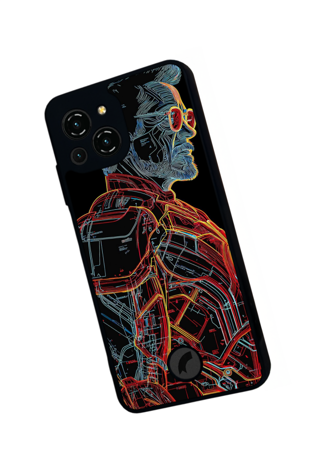 Reeder S23 Pro Max Uyumlu Iron Man ( Demir Adam ) Tasarımlı Glossy Premium Kılıf