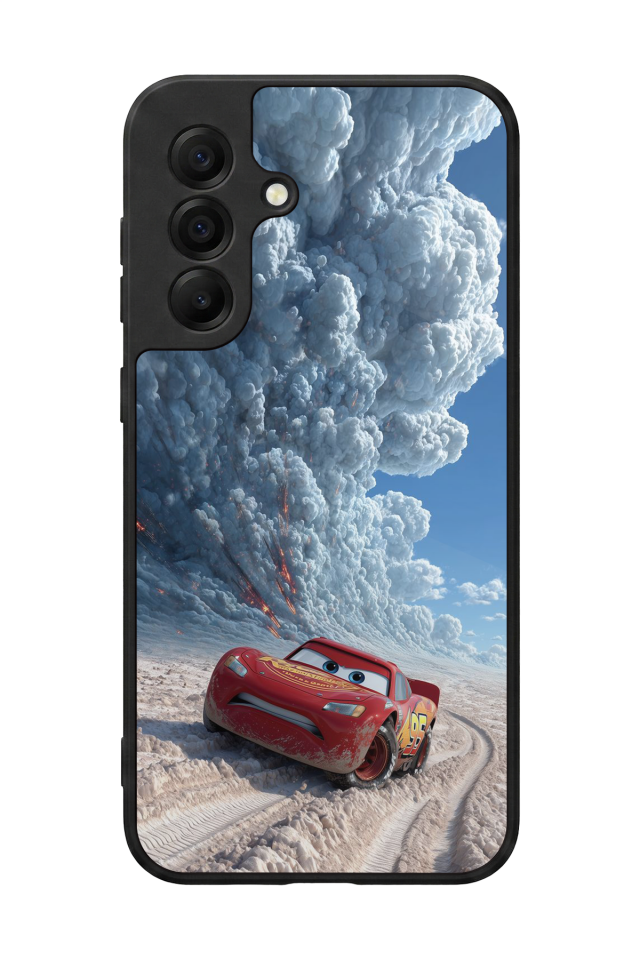 Samsung Galaxy A17 Uyumlu Şimsek McQueen Tasarımlı Glossy Premium Kılıf