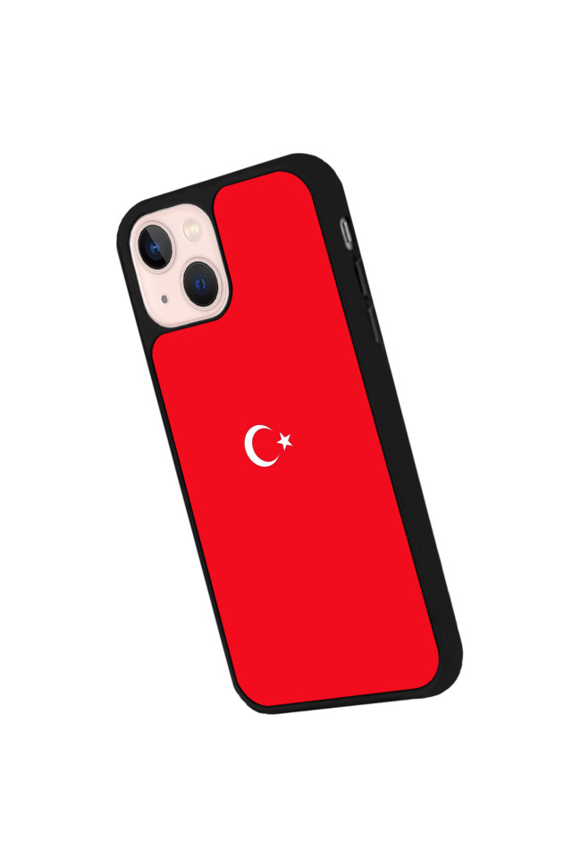 iPhone 15 Plus Uyumlu Türk Bayragi Tasarımlı Glossy Premium Kılıf