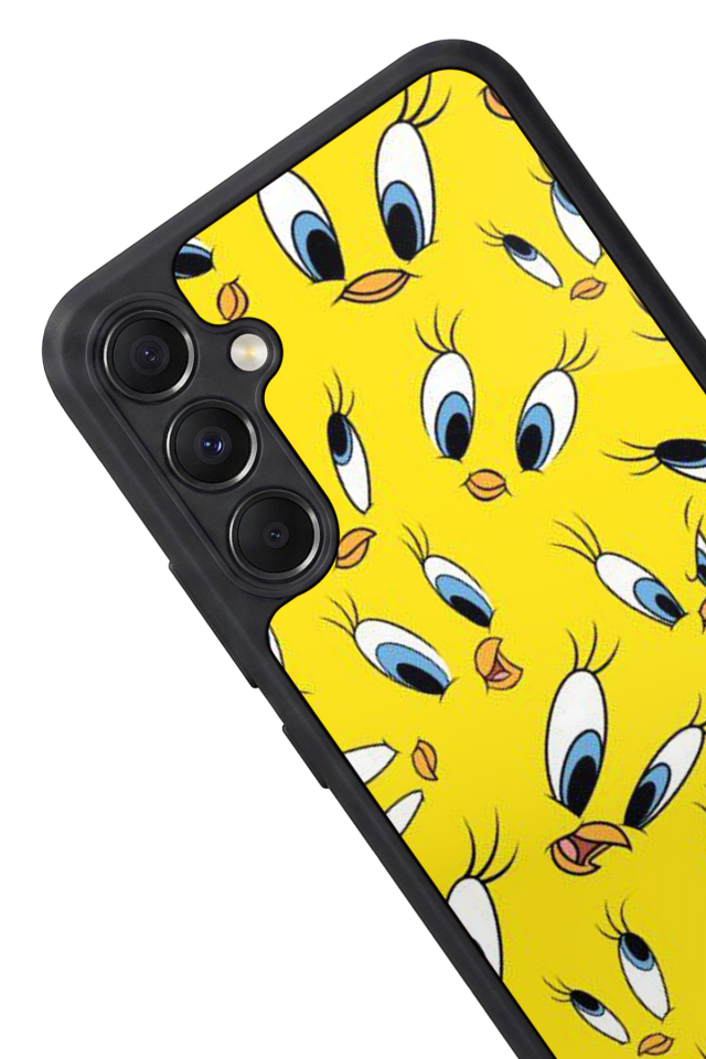 Samsung Galaxy M34 Uyumlu Tweety Tasarımlı Glossy Premium Kılıf