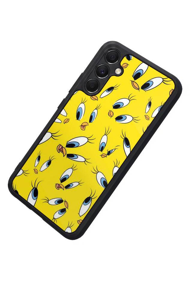 Samsung Galaxy M34 Uyumlu Tweety Tasarımlı Glossy Premium Kılıf