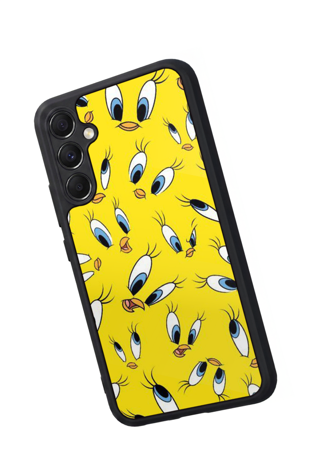 Samsung Galaxy M34 Uyumlu Tweety Tasarımlı Glossy Premium Kılıf