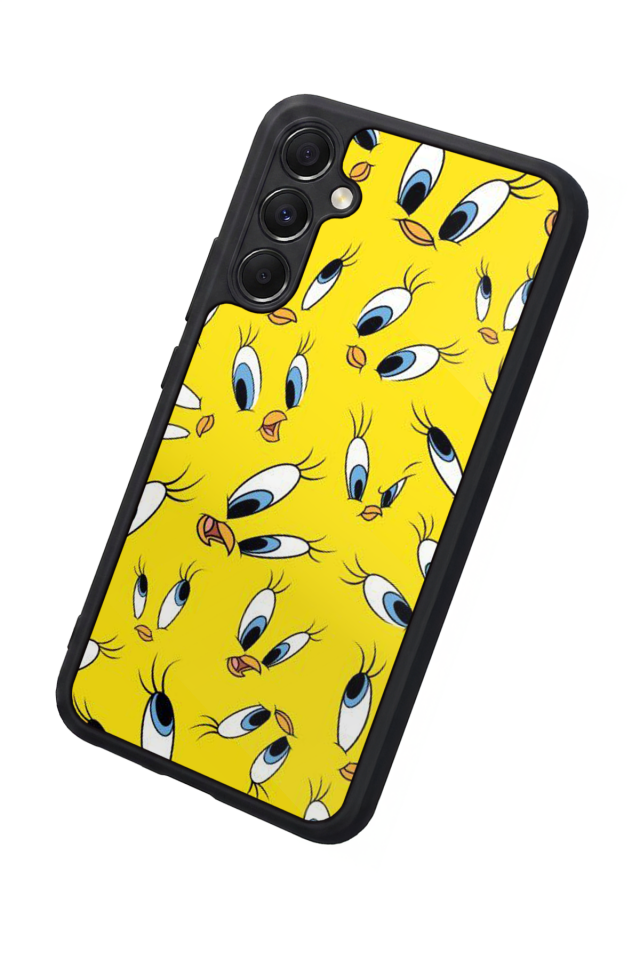 Samsung Galaxy M34 Uyumlu Tweety Tasarımlı Glossy Premium Kılıf