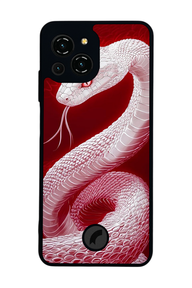 Reeder S23 Pro Max Uyumlu Yılan Tasarımlı Glossy Premium Kılıf