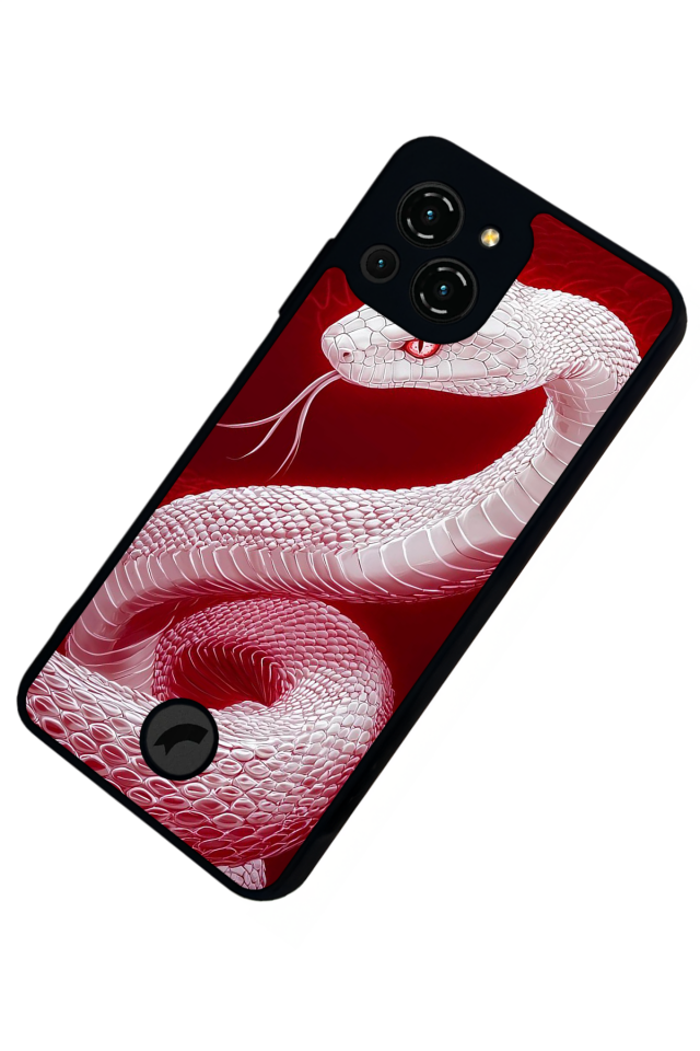 Reeder S23 Pro Max Uyumlu Yılan Tasarımlı Glossy Premium Kılıf