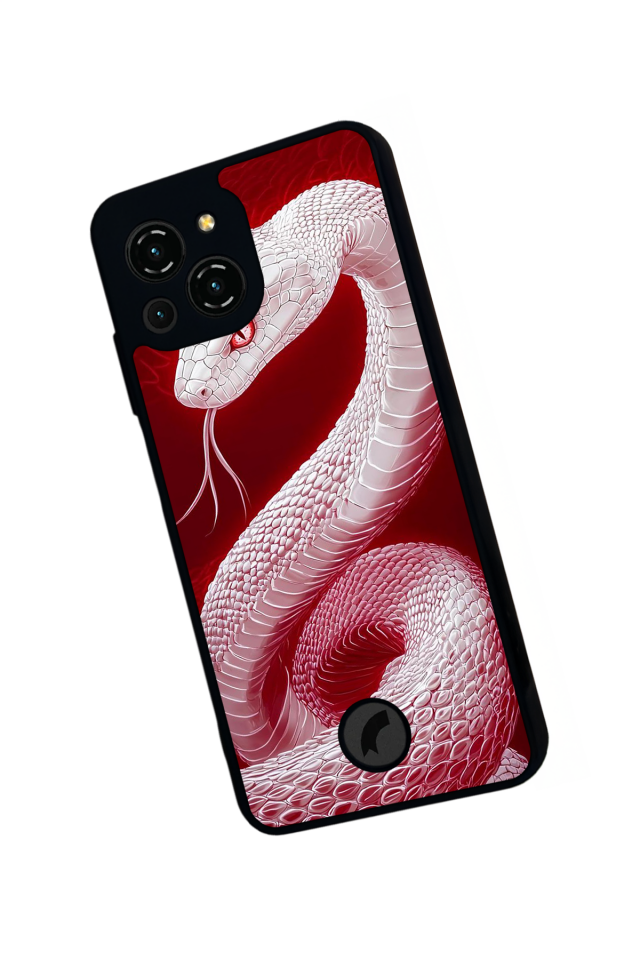 Reeder S23 Pro Max Uyumlu Yılan Tasarımlı Glossy Premium Kılıf