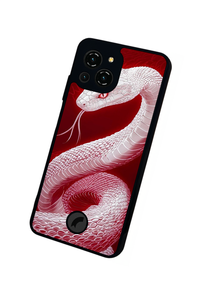 Reeder S23 Pro Max Uyumlu Yılan Tasarımlı Glossy Premium Kılıf