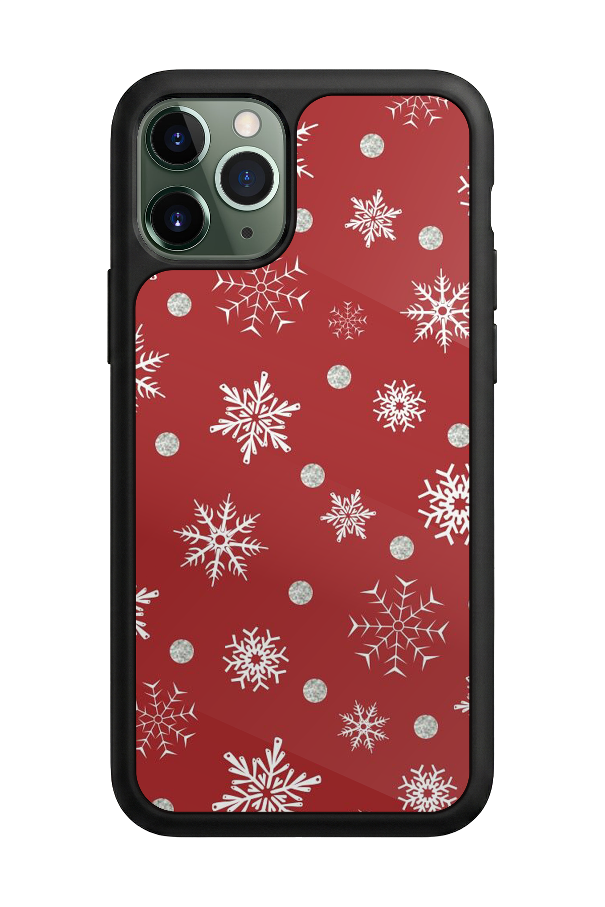 iPhone 11 Pro Max Uyumlu Yilbasi Christmas Tasarımlı Glossy Premium Kılıf